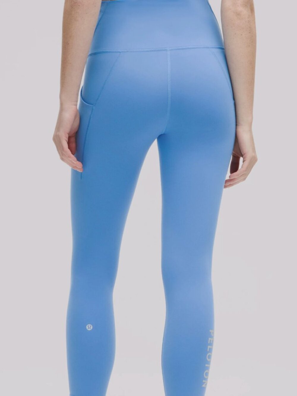 Lululemon Wunder Train High-Rise Crop with Pockets 23" Pool Party